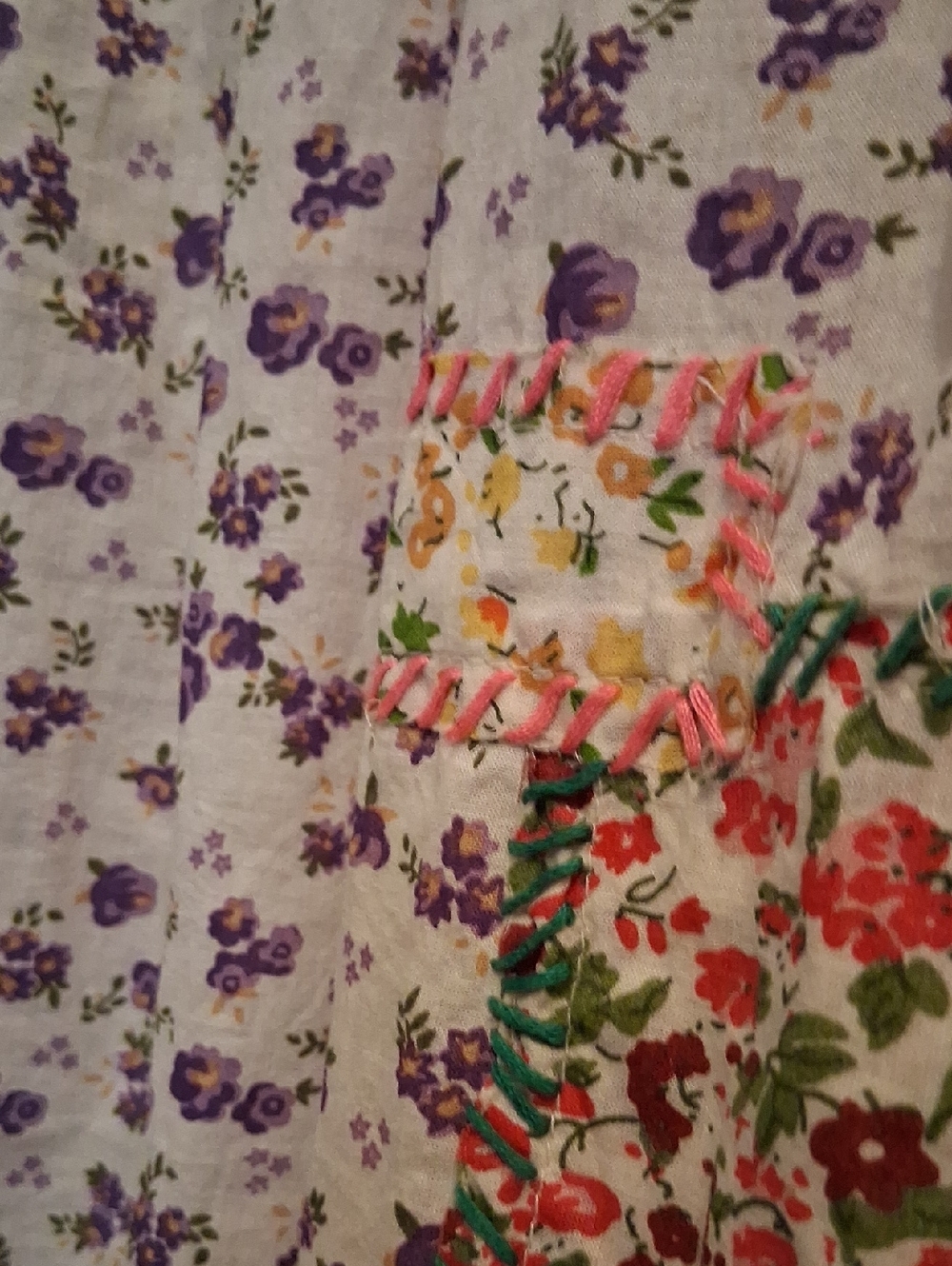 Natural life patchwork mini dress XL NWT - Picture 4 of 8